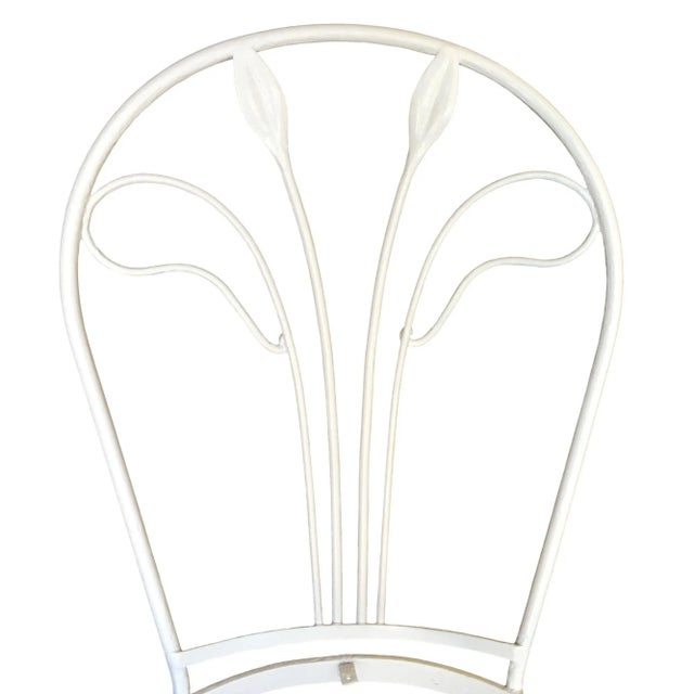 Metal Salterini Tropical Leaf Iron Patio/Outdoor Lounge Chairs - Set of 4, Attributed For Sale - Image 7 of 7