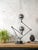 Silver Vintage French Industrial Table Lamp by Jean Louis Domecq, 1950s For Sale - Image 8 of 17