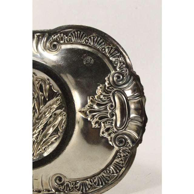 C. 1880's James W. Tuffts Boston Quadruple Plate Bread Tray Platter Dish 4314 For Sale - Image 16 of 18