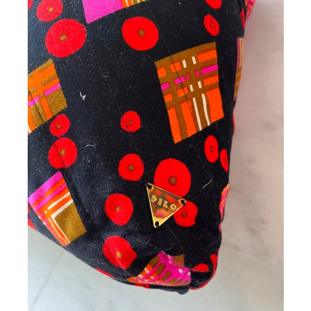 Pair of Bright Vintage Pillows For Sale - Image 9 of 10