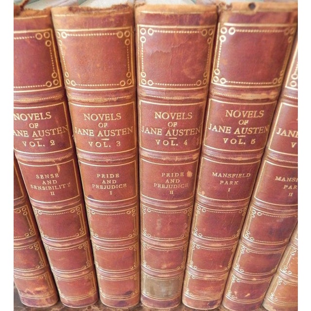 The Novels Of Jane Austen Winchester Edition 1911 1912 Leather Bound Books Set Of 12 Chairish