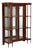 Italian Louis Philippe Display Cabinet in Mahogany, 1800s For Sale