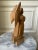 Vintage Handcarved Cubist Folk Art Wooden Angel Sculpture For Sale - Image 4 of 13