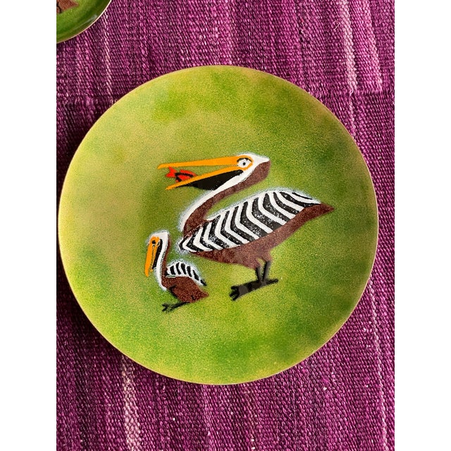 Nautical Set of Annemarie Davidson Enamel Dishes For Sale - Image 3 of 7