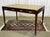 English Nautical Style Flat Top Desk in Mahogany with Leather Top, 1980s For Sale - Image 10 of 12