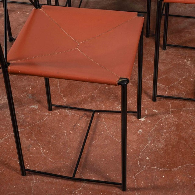 Moka Style Chairs by Asnago and Vender for Flexform, 1985, Set of 8 For Sale - Image 11 of 18