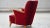 Wood Scandinavian Lounge Chair With Oak Armrest Conical Legs Red Wool, 1940's For Sale - Image 7 of 9