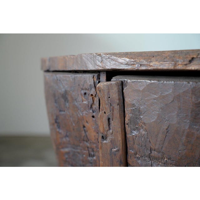 Primitive Tree Trunk Cabinet, France, 1900s For Sale - Image 11 of 18