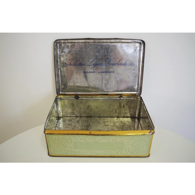 1960s Vintage Tin Boxes from Industria Ligure Lombarda SRL, 19​​60s, Set of 3 For Sale - Image 5 of 12