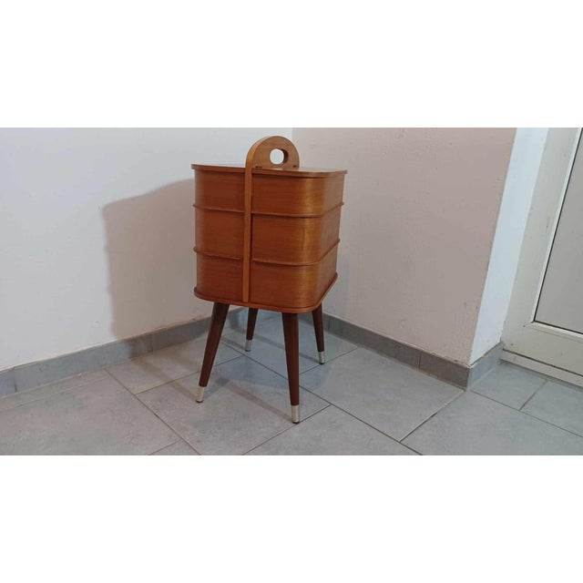Danish Sewing Box in Teak, 1960s For Sale - Image 18 of 18