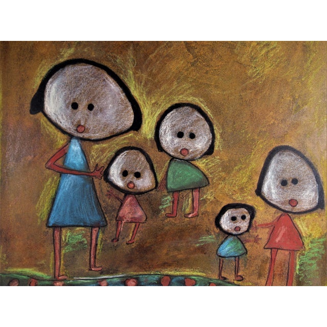 Modern Giovanni Vetere, Five Children, Circa 1980 For Sale - Image 3 of 6