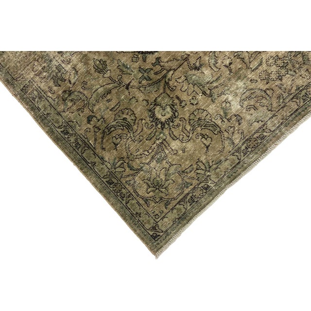 Vintage Middle Eastern Hand-Knotted Rug For Sale - Image 4 of 6