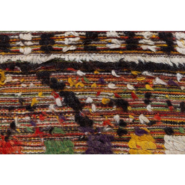 Ivory Doris Leslie Blau Mid-Century Vintage Moroccan Tribal Ivory Hand-Knotted Rug For Sale - Image 8 of 9