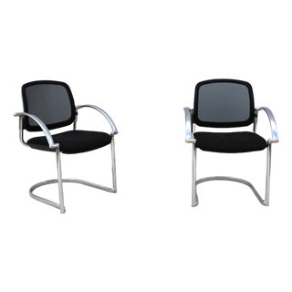 Modern Minimalist Topstar Open 30 Stacking Guest Chairs Made in Germany - A Pair For Sale