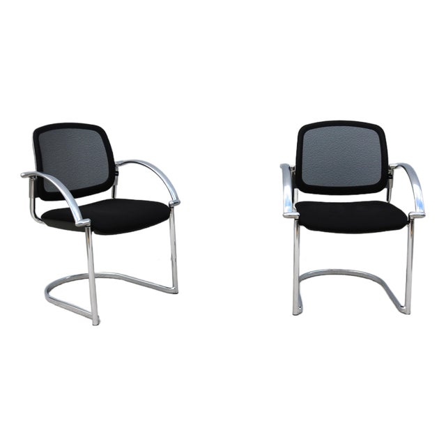Modern Minimalist Topstar Open 30 Stacking Guest Chairs Made in Germany - A Pair For Sale