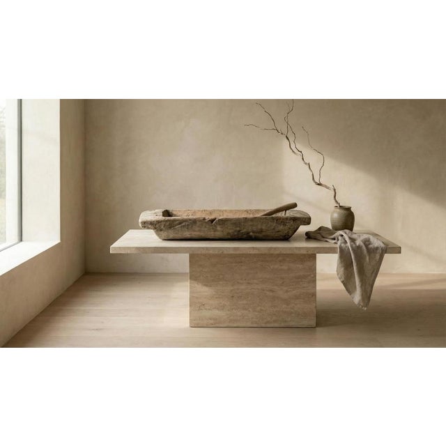 Swedish Hand-Carved Wooden Dough Trough, 1750 For Sale - Image 9 of 10