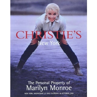 1999 Marilyn Monroe Auction Exhibition Poster For Sale