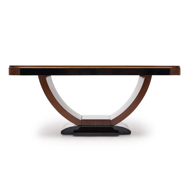 Art Deco Period, French Vintage Dining Table, Rosewood For Sale In Austin - Image 6 of 9