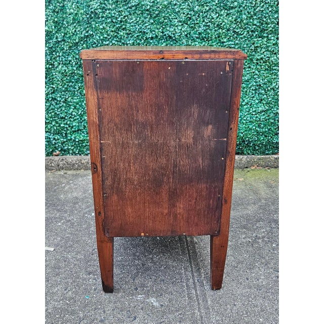 Late 19th Century Three-Drawer Cabinet With Brass Hardware For Sale - Image 10 of 12