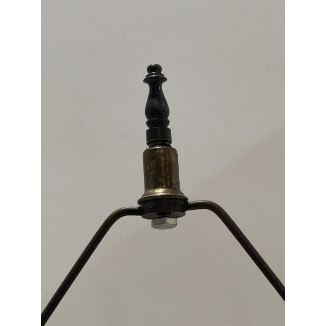 1940s 1940s Green Murano-Style Blown Glass Lamp For Sale - Image 5 of 6