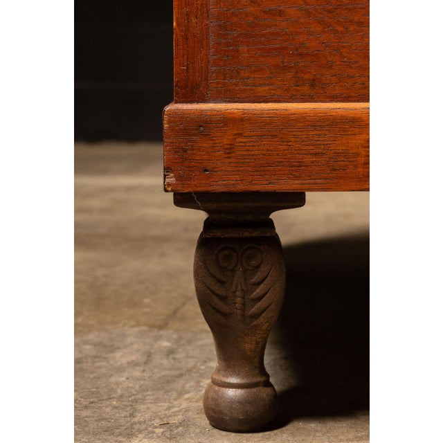 1900s–1910s Wood and Glass Commercial Display Cabinet For Sale - Image 13 of 13