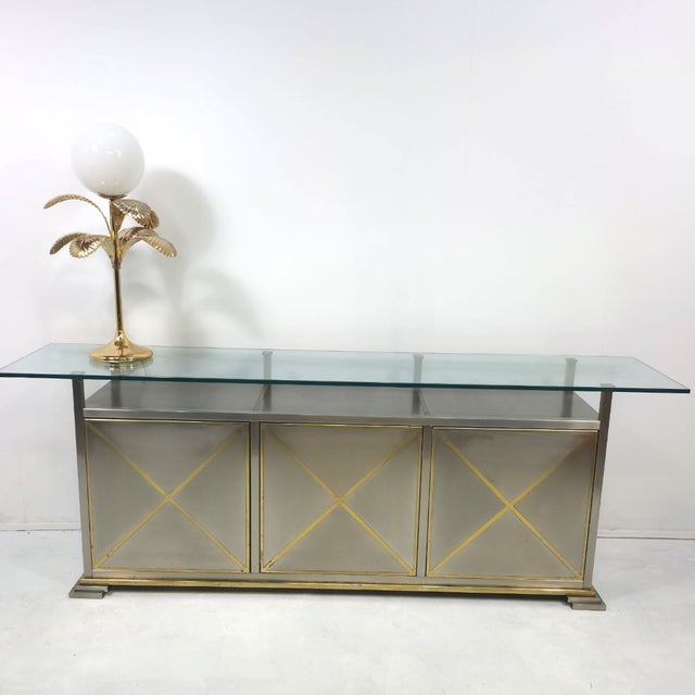 Mid-Century Modern Mid-Century Sideboard from Belgo Chrom, Belgium, 1970s For Sale - Image 3 of 11