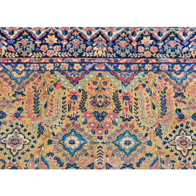Textile Early 20th Century Vintage Sarouk Rug For Sale - Image 7 of 12