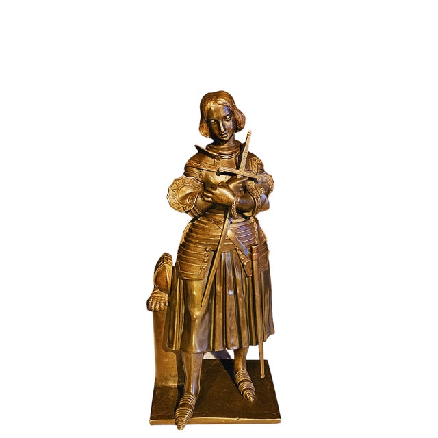 Marie d'Orléans, St Joan of Arc, 1800s, Bronze For Sale - Image 16 of 16
