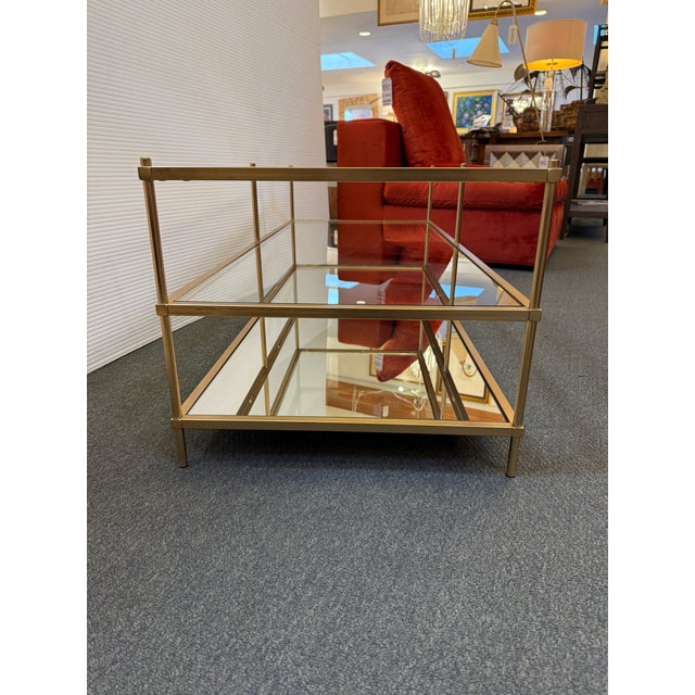 Transparent West Elm Terrace Coffee Table For Sale - Image 8 of 12