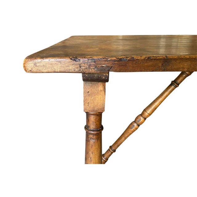 Chestnut 18th Century Italian Side Table For Sale - Image 8 of 12