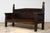 18th Century Spanish Rustic Oak Bench With Carved Panels and Dark Patina For Sale - Image 9 of 18