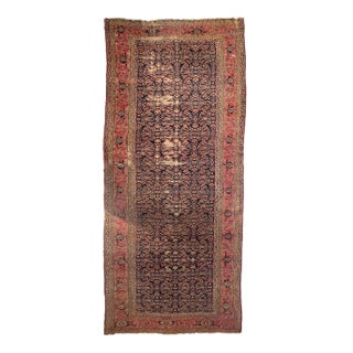 C. 1900's Antique Kurdish Kelleh Gallery Runner - 7.4 x 19.5 For Sale