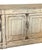 Wood 1990s Ethan Allen Emanuel Demilune Sideboard Console Buffet Credenza Distressed For Sale - Image 7 of 13