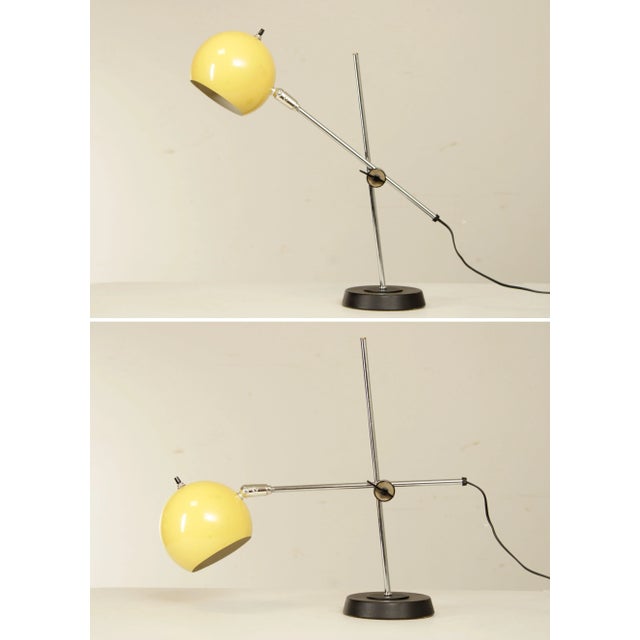 Robert Sonneman Mid Century Modern Adjustable Eyeball Table Lamp For Sale - Image 10 of 13