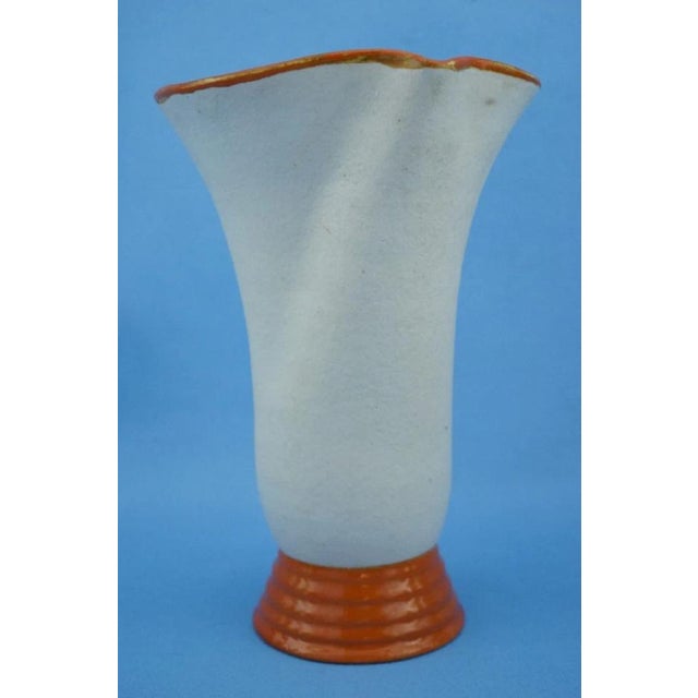 20th Century Art Deco Ceramic Vase with Futuristic Elements by Manlio Trucco for La Fenice, Albisola, Italy, 1920s For Sale - Image 13 of 18
