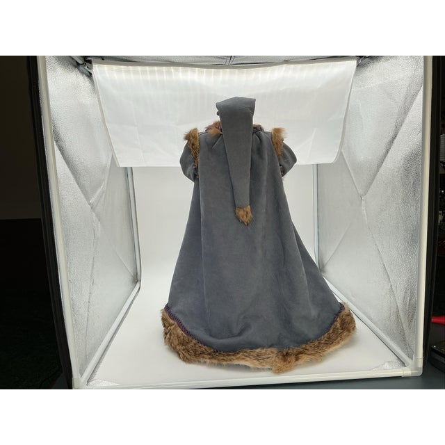 Exceptional Katherine’s Collection style Santa Claus figure, measuring approximately 22.5 inches tall, beautifully...