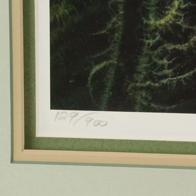 Printmaking Materials 1980s Vintage Jon Wright Fishing Wall Art "Fooled Again", Framed For Sale - Image 7 of 9