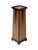 Brown Art Deco Pedestal in Oak by E.G.C. Schubad, 1920s For Sale - Image 8 of 10
