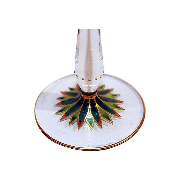 HandPainted Gold Stemware Chairish