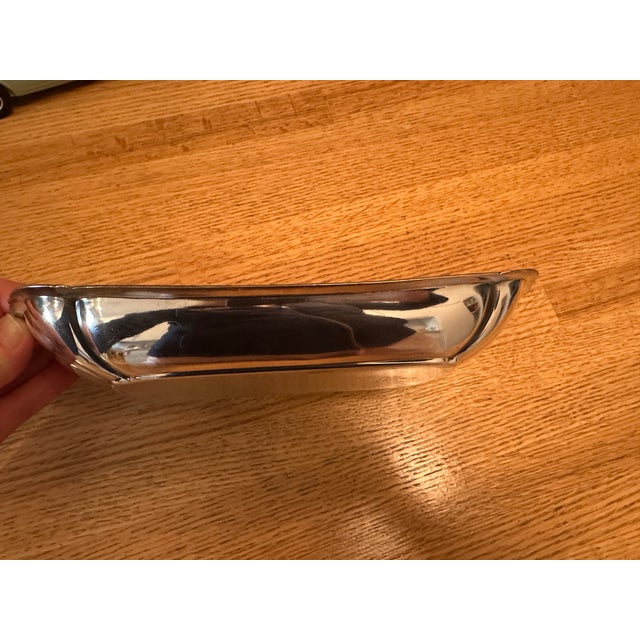 Reed & Barton 1022 "Shannon" Silverplate Tray - Length 9.75 in (24.77 cm) x Width 5.25 (13.34 cm) x Height 1" (- Antique....