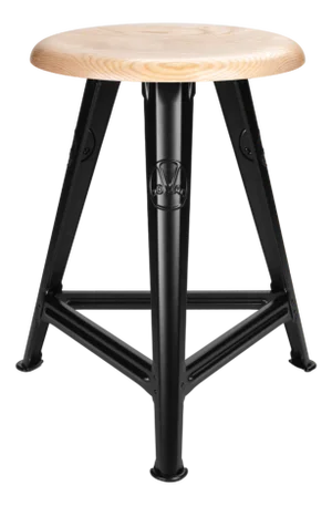 Rowac-Schemel Stool in Ash by Karl Robert Wagner for Rowac