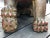Wood Antique Asian Chinese Carved Wood Foo Dog Figures- A Pair For Sale - Image 7 of 11