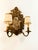 Wall Lamp with Central Mirror and Parchment Lampshades For Sale - Image 10 of 18