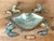Vintage Brass Crab Bowl With Mother of Pearl Inlay For Sale - Image 9 of 12