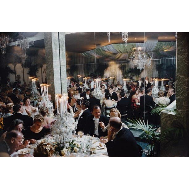 Party at Romanoff’s 20×16″ 1959 A party at Romanoff’s in Beverly Hills, Los Angeles, 1959. (Photo by Slim Aarons) Slim...