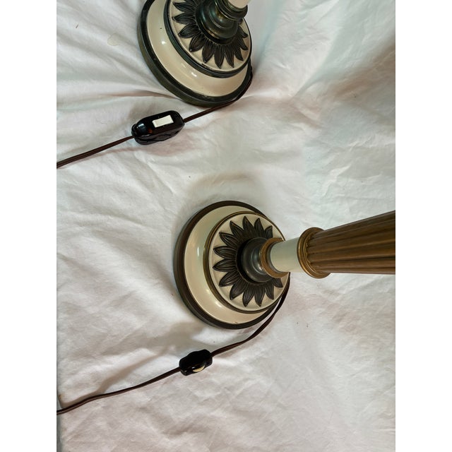Mid 20th Century Stiffel Torchiere Table Lamps - a Pair For Sale In South Bend - Image 6 of 6