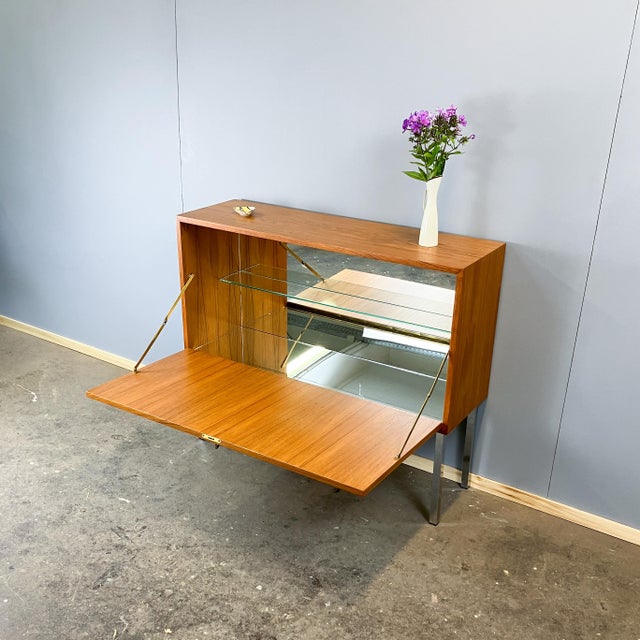 Small Bar Cabinet in Teak, 1960s For Sale - Image 6 of 12