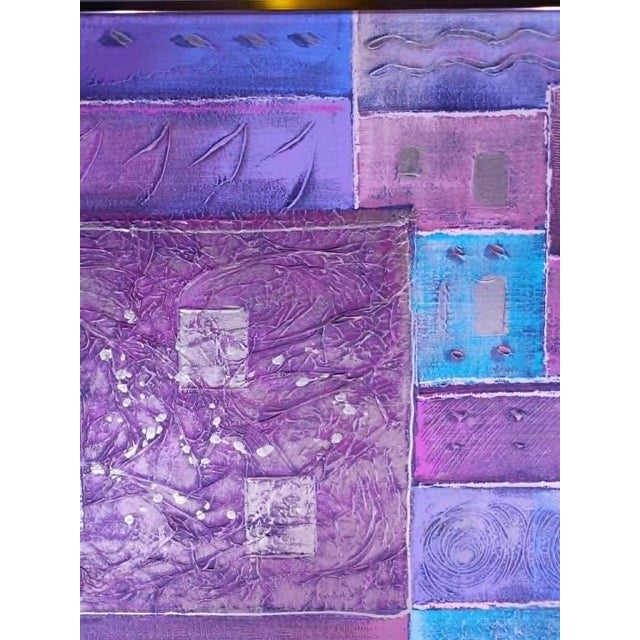 Mid 20th Century Lee Reynolds — Large Mid‑Century Geometric Studio Art Panel, 60" Wide For Sale In Buffalo - Image 6 of 11