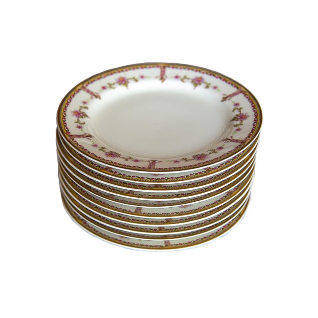 French Antique Haviland Limoges Dinnerware Set- 100 Pieces For Sale - Image 3 of 13