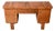 Art Deco Boudoir Dressing Table in Elm Burl and Brass, 1930s For Sale